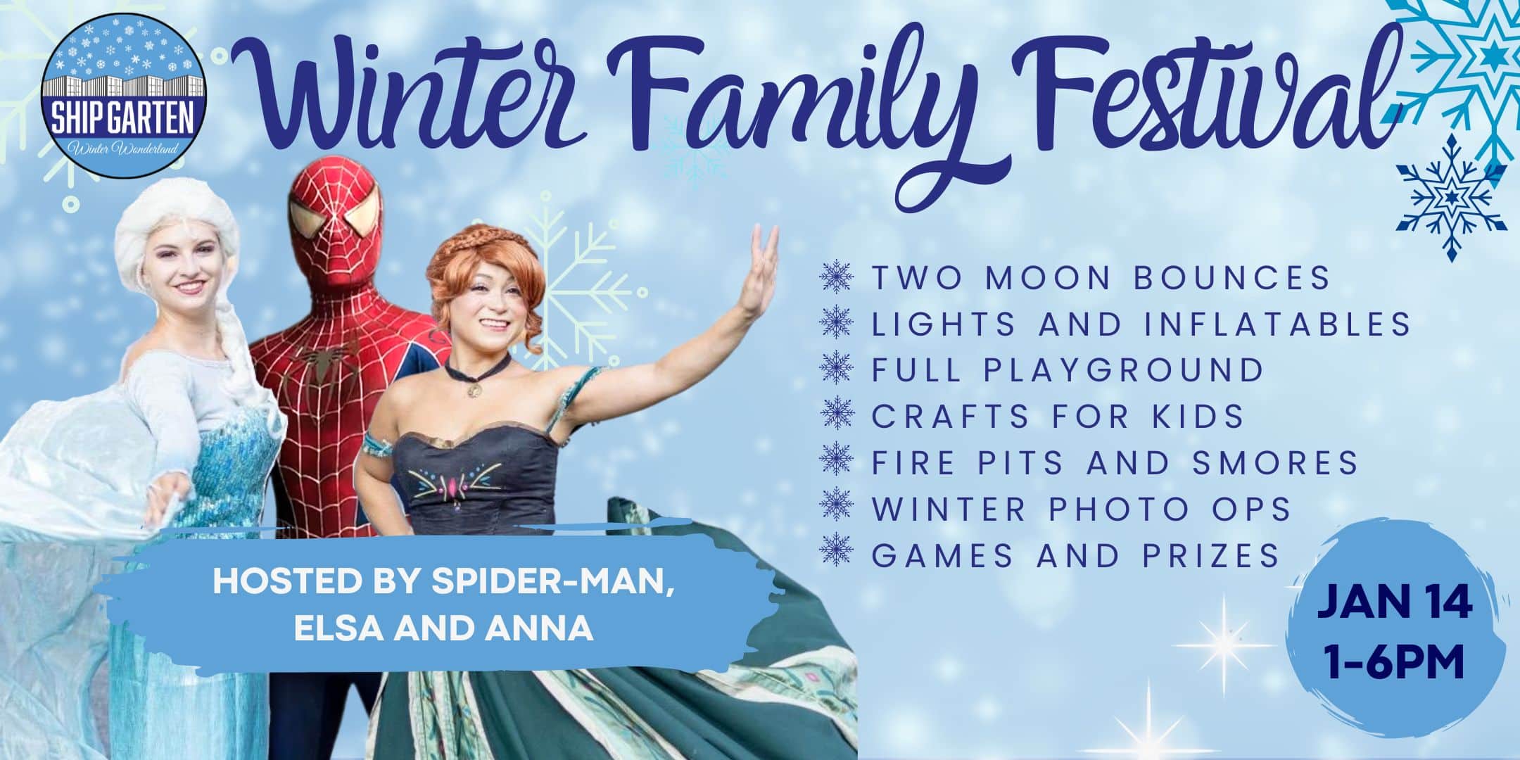 Frozen and Spiderman Hosting Winter Family Festival – McLean Today